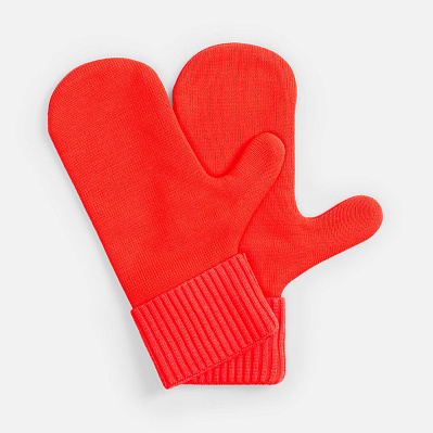 Варежки Yong, зеленые (Ярко-красный)