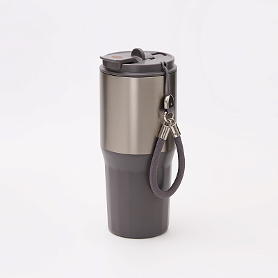 Термокружка вакуумная Авеню (Avenue), серая