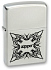 Зажигалка ZIPPO Tattoo Design, с покрытием Satin Chrome™, латунь/сталь, серебристая, 38x13x57 мм - Фото 1