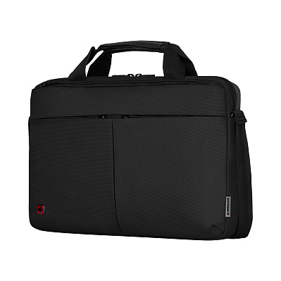 Портфель для ноутбука 14'' WENGER , нейлон / ПВХ, 39 x 8 x 26 см, 5 л (Черный)