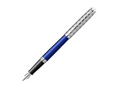 Ручка перьевая Hemisphere French riviera Deluxe (Синий, черный, серебристый)
