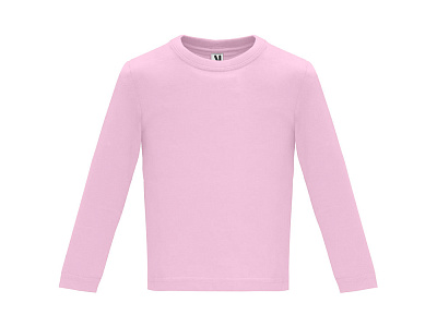 Футболка с длинным рукавом Baby детская (Светло-розовый)