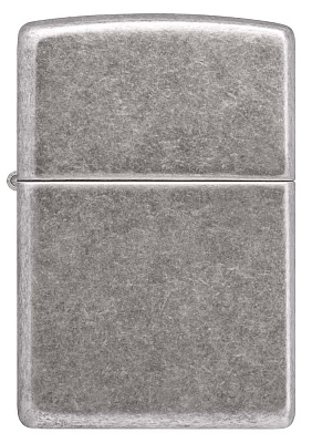 Зажигалка ZIPPO Armor® с покрытием Antique Silver, латунь/сталь, серебристая, 38x13x57 мм