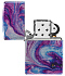 Зажигалка ZIPPO Universe Astro с покрытием 540 Tumbled Chrome, латунь/сталь, сиреневая, 38x13x57 мм - Фото 4
