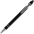 Ручка шариковая Pointer Soft Touch со стилусом, черная - Фото 3