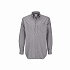 Рубашка мужская с длинным рукавом Oxford LSL/men, серый - Фото 2