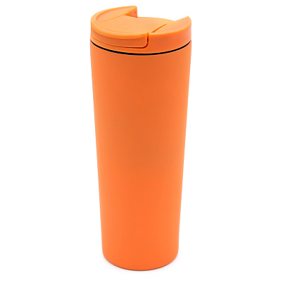 Термокружка Carroll софт-тач, оранжевого цвета (Оранжевый)