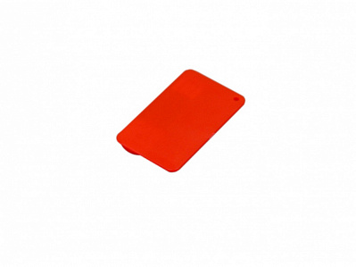 USB 2.0- флешка на 32 Гб в виде пластиковой карточки (Красный)
