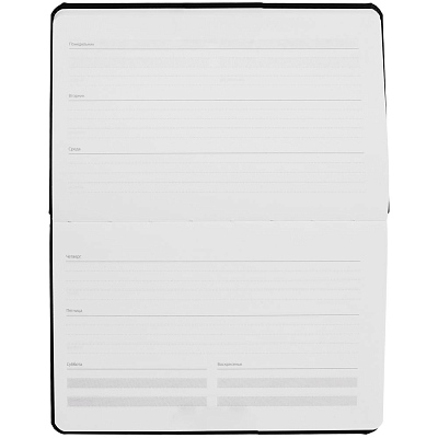 Еженедельник Urban, недатированный, черный