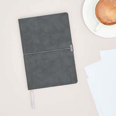 Ежедневник Ин Велюр (In Velour) недатированный, серый