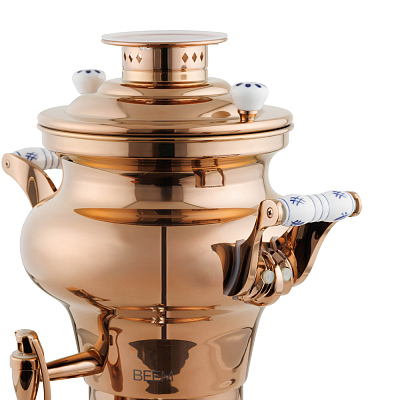 Самовар BEEM модель Rebecca, 5 литров, золотистый