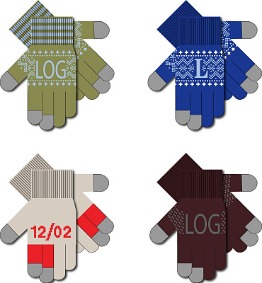 Сенсорные перчатки на заказ Guanti Tok акрил