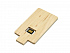 USB 2.0- флешка на 8 Гб в виде деревянной карточки с выдвижным механизмом - Фото 3