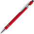 Ручка шариковая Pointer Soft Touch со стилусом, красная - Фото 1