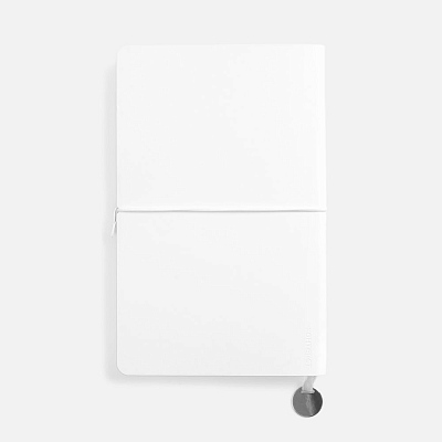 Ежедневник Waltz, недатированный, белый