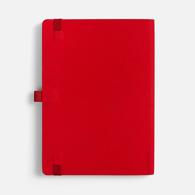 Ежедневник Peel Flex, недатированный, красный
