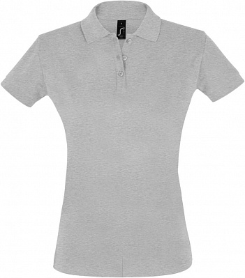 Рубашка поло женская Perfect Women 180 серый меланж (Серый меланж)
