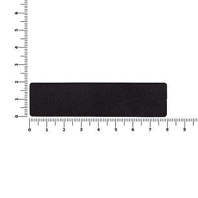 Наклейка тканевая Lunga, S, черная