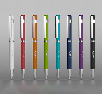 Ручка шариковая "Mars", покрытие soft touch, черный