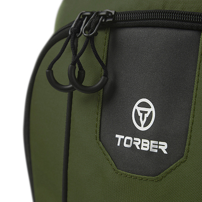 Рюкзак TORBER ROCKIT с отделением для ноутбука 15,6", зеленый, полиэстер 600D, 46 х 30 x 13 см