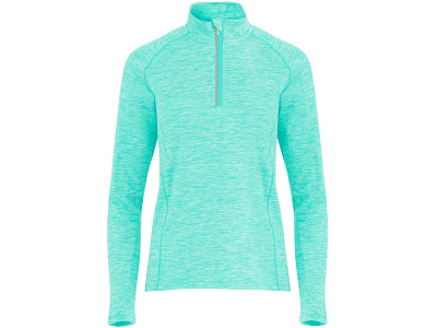 Толстовка с воротом на молнии Melbourne женская (Ментоловый меланж)