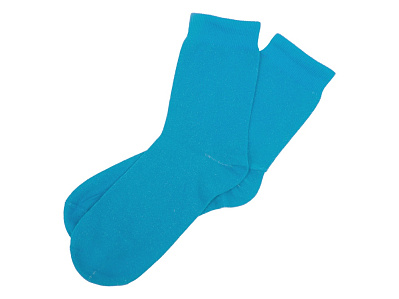 Носки однотонные Socks женские (Бирюзовый)