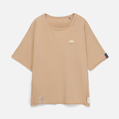 Лейбл хлопковый Doni, L, беленый