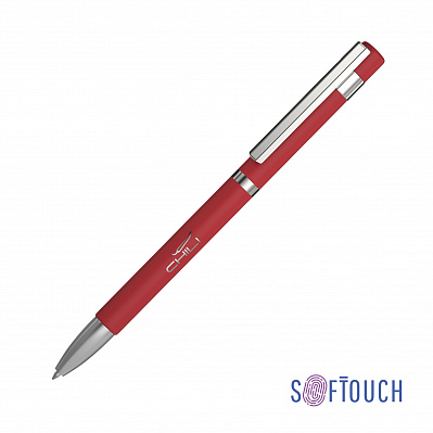Ручка шариковая "Mars", покрытие soft touch  (Красный)