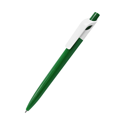 Ручка пластиковая Bremen, зеленая (Зеленый)