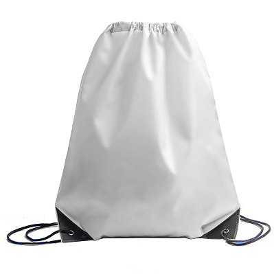 Рюкзак мешок с укреплёнными уголками BY DAY , 35*41 см, полиэстер 210D (Белый)