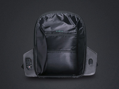 Водостойкий антикражный рюкзак Hipack для ноутбука 15.6