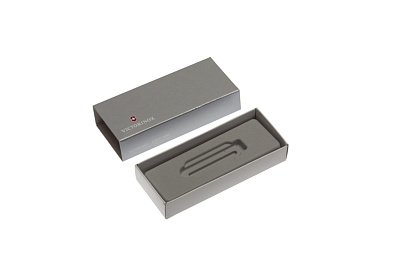 Коробка для ножей VICTORINOX 58 мм толщиной 2 и более уровней (MiniChamp) картонная серебристая