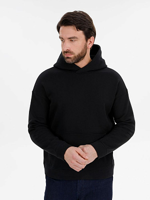 Худи оверсайз унисекс Snuggie, молочно-белое (Чёрный)