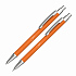 Набор "Ray" (ручка+карандаш), покрытие soft touch, оранжевый - Фото 2