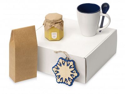 Подарочный набор Чайная церемония (Кружка- белый/синий)