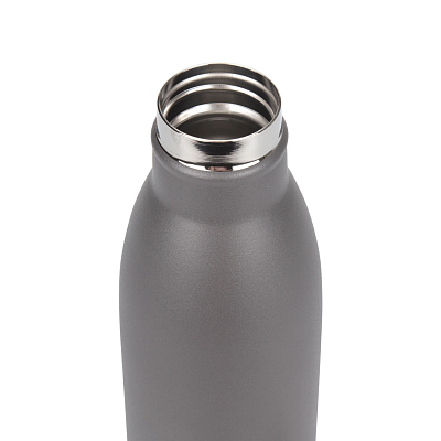 Термобутылка вакуумная герметичная Libra, серая
