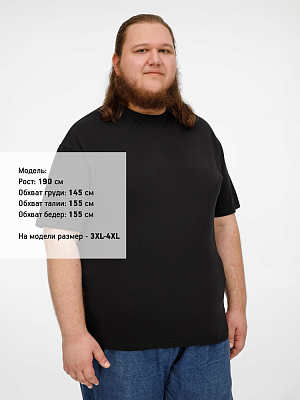Футболка оверсайз Big Boss, черная