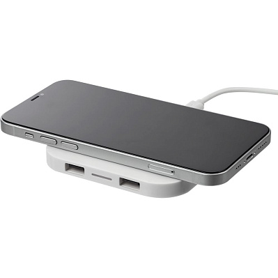 Беспроводное зарядное устройство Interra Plus, белое (Белый)