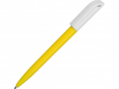 Ручка пластиковая шариковая Миллениум Color BRL (Желтый/белый)