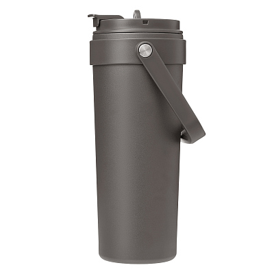 Термокружка вакуумная Соло (Solo), серая