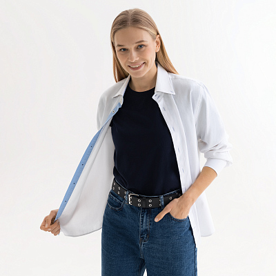 Футболка унисекс KRIS, 150 гр., темно-синяя, размер XXXL