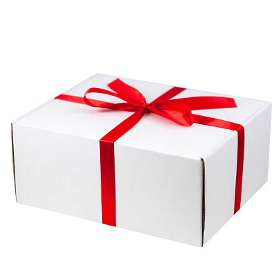 Подарочная лента для большой универсальной подарочной коробки, красная (Красный)