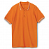 Рубашка поло Virma Stripes, оранжевая - Фото 1