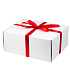 Подарочная лента для малой универсальной подарочной коробки, красная - Фото 1
