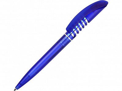 Ручка пластиковая шариковая Серпантин (Синий)