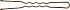 Шпильки Dewal Beauty волна 60мм (24 шт) бронза - Фото 1