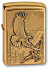 Зажигалка ZIPPO Eagles, с покрытием Brushed Brass, латунь/сталь, золотистая, матовая, 38x13x57 мм - Фото 1