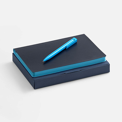 Набор Doppio  с голубым (Синий)