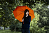 Зонт складной Basic, оранжевый - Фото 5
