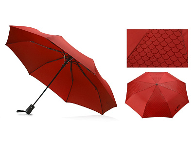 Зонт складной Marvy с проявляющимся рисунком (Красный)